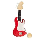 SIGIKID 42636 Rassel Gitarre Play & Cool Mädchen und Jungen Babyspielzeug empfohlen ab Geburt rot/mehrfarbig