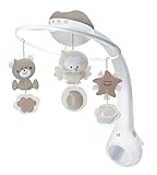INFANTINO 3 in 1 Projector Musical Mobile - Convertible mobile, table and cot light and projector,...